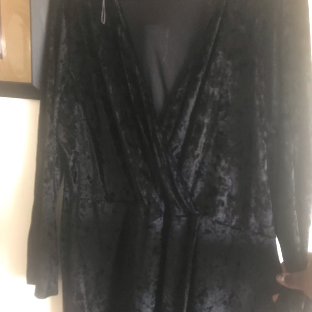 Velvet maxi dress